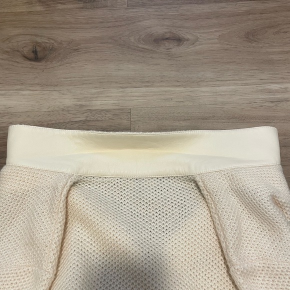 Loro Piana Italian Cashmere Silk Knit Cardigan Sweater Ivory White Womens 42 - Picture 6 of 13